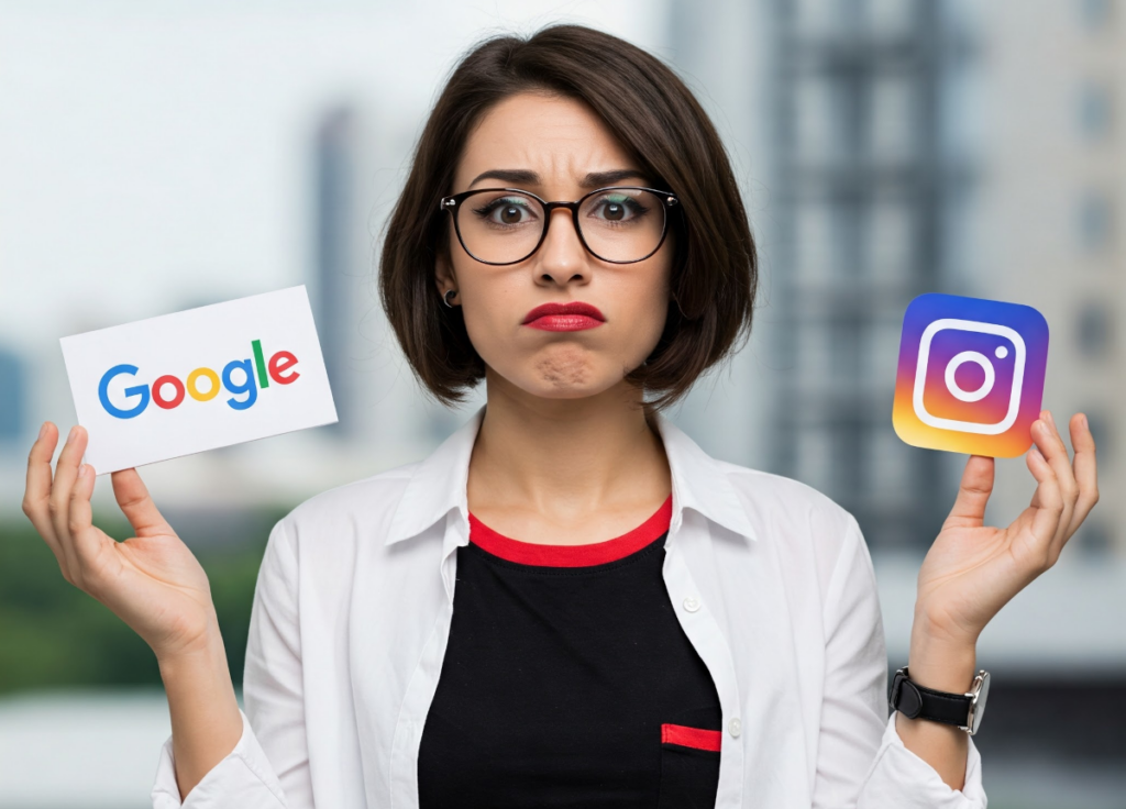 Google ou redes sociais